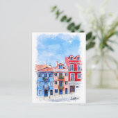 Portugal, Lissabon, Nachbarschaft Postkarte (Stehend Vorderseite)