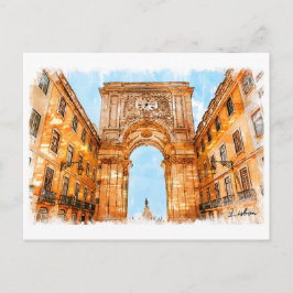 Portugal, Lissabon, Rua Augusta Postkarte
