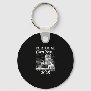 Portugal Mädchen Reise 2025 Stadt Reise Urlaub 1 Schlüsselanhänger