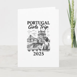 Portugal Mädchen Reise 2025 Stadt Reise Urlaub Karte