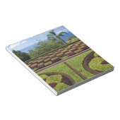 Portugal, Madeira, Funchal. botanisch Notizblock (angewinkelt)