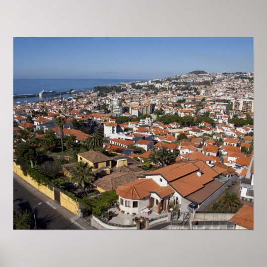Portugal, Madeira, Funchal. Cable Car Poster (Vorne)