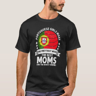 Portugal Mama Mütter Day Mama Portugiesischer Amer T-Shirt