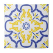 Portugal - Mittelmeer-Gelb Fliese (Vorderseite)