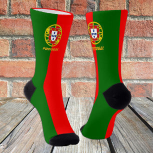 Portugal Mode, Sportsocken, portugiesische Flagge Socken