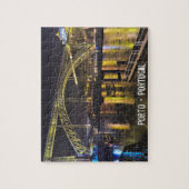 Portugal. Nachtszene in der Nähe des Douro River Puzzle (Vertikal)