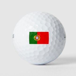 Portugal - Nationale Flagge - Aktueller Stand Golfball