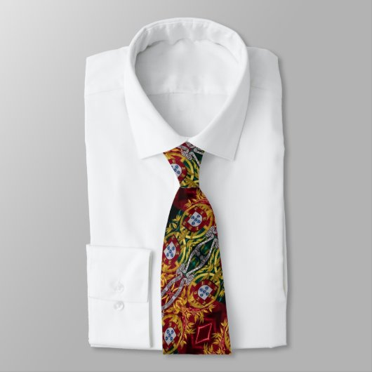Portugal Neck Tie Krawatte (Gebunden)
