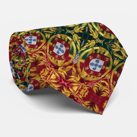 Portugal Neck Tie Krawatte (Gerollt)
