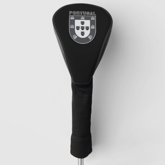 Portugal Noir Golf Headcover (Vorderseite)