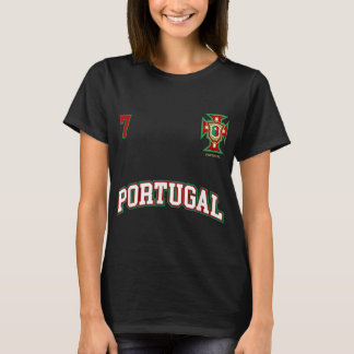 Portugal Nummer 7 Fußball-Team Sport Portugiesisch T-Shirt