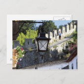 Portugal, Obidos Eisenstraße und 14. Postkarte (Vorne/Hinten)