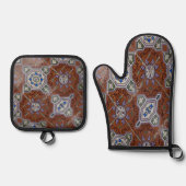 Portugal Ofenhandschuh & Topflappen-Set (Vorderseite)