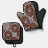 Portugal Ofenhandschuh & Topflappen-Set (Vorderseite/Rückseite)