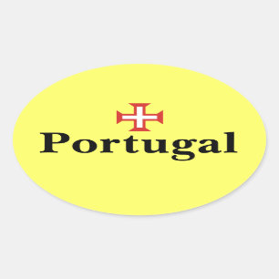 Portugal* ovaler Aufkleber mit portugiesischem