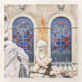 Portugal Palace Door Glasuntersetzer