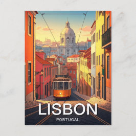 Portugal Pantheon Alfama Anime Postkarte