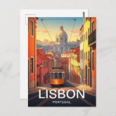Portugal Pantheon Alfama Anime Postkarte (Vorne/Hinten)