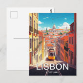 Portugal Pantheon Alfama Anime Postkarte (Vorne/Hinten)