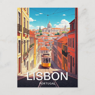Portugal Pantheon Alfama Anime Postkarte