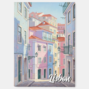 Portugal Pantheon Alfama Pastel Magnet