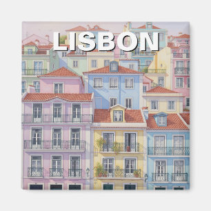 Portugal Pantheon Alfama Pastel Magnet