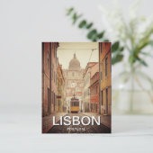 Portugal Pantheon Alfama Postkarte (Stehend Vorderseite)