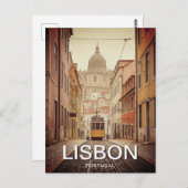 Portugal Pantheon Alfama Postkarte (Vorne/Hinten)