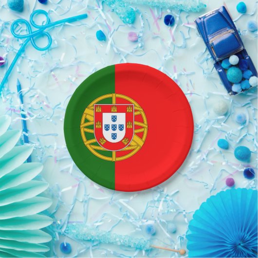 Portugal Pappteller (Party)