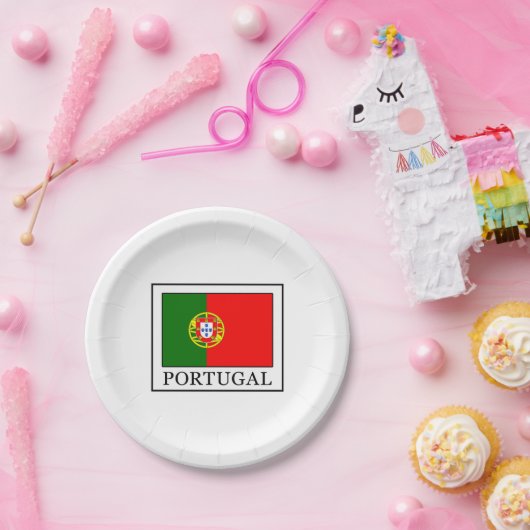 Portugal Pappteller (Party)