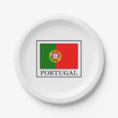 Portugal Pappteller (Vorderseite)