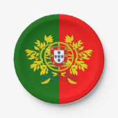 Portugal - Party der portugiesischen Flagge, Gebur Pappteller (Vorderseite)