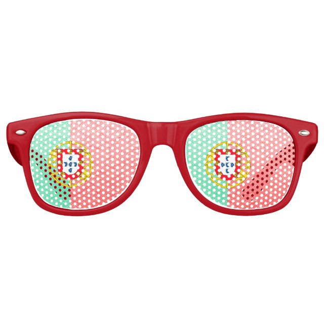 Portugal Partybrille (Vorderseite)