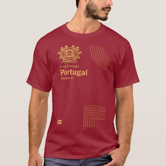 Portugal passport cover T-Shirt (Vorderseite)