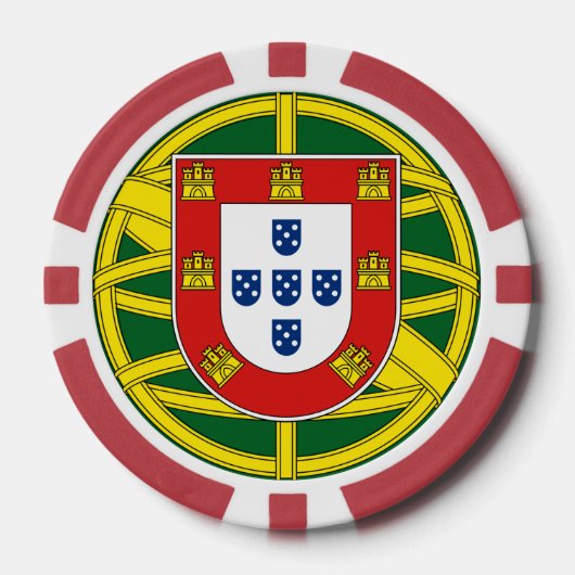 Portugal Pokerchips (Vorderseite)