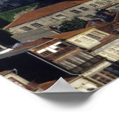 Portugal, Porto. Historische Häuser und Poster (Ecke)