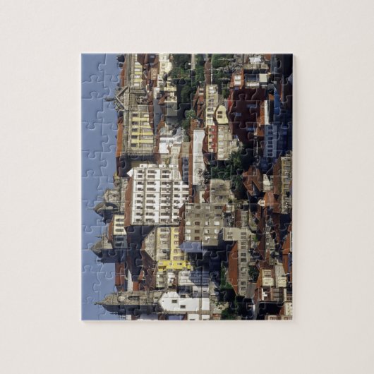 Portugal, Porto. Historische Häuser und Puzzle (Vertikal)