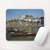Portugal, Porto, Schiff mit Weinfässern Mousepad (Mit Mouse)