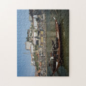 Portugal, Porto, Schiff mit Weinfässern Puzzle (Vertikal)