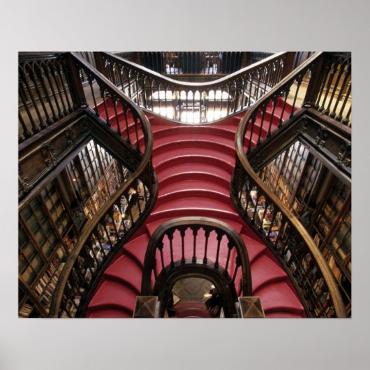 Portugal, Porto. Treppen in der Altstadt Poster (Vorne)