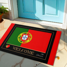 Portugal & Portugal Flaggenhaus/Sport Willkommen Fußmatte
