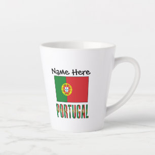 Portugal Portugiesische Flagge Personalisierter Na Milchtasse