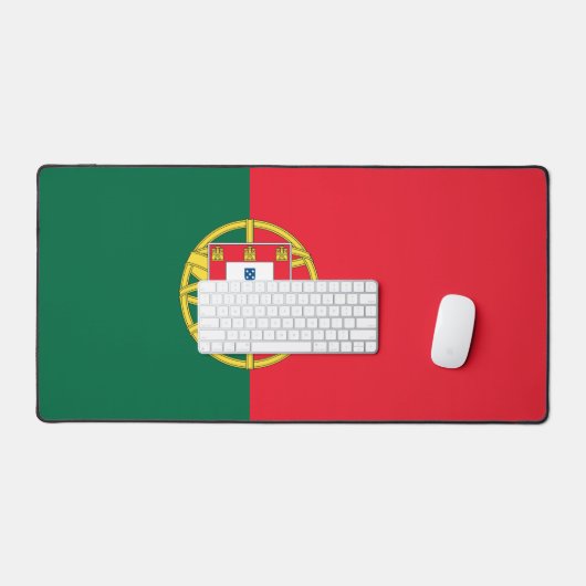 Portugal | Portugiesische Flagge Schreibtischunterlage (Tastatur & Maus)