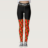 Portugal: Portugiesischer Fashion Reise-/Sportfan Leggings (Vorderseite)