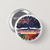 Portugal Portugiesischer Neuseeländischer Tree Button (Vorne & Hinten)