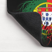 Portugal Portuguese Canadian Canada Tree Roots Mousepad (Ecke)
