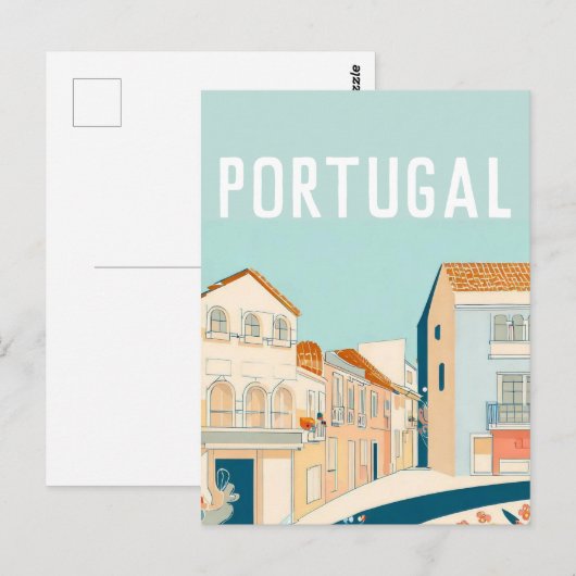 Portugal Postkarte (Vorne/Hinten)