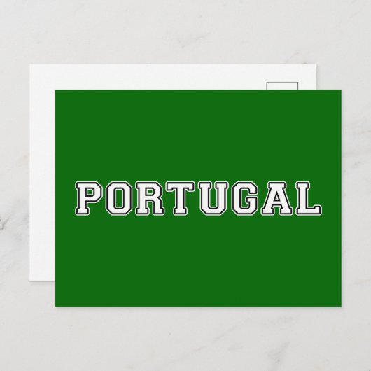 Portugal Postkarte (Vorne/Hinten)
