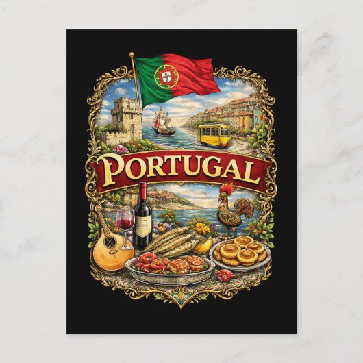 Portugal Postkarte (Vorderseite)