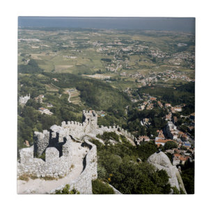 Portugal, Provinz Lissabon, Sintra, Aussicht von Fliese